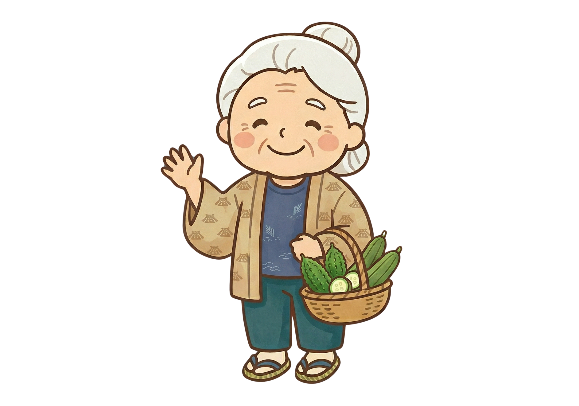 おばあイラスト